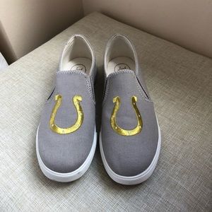 Jack Rogers Sneakers with Horseshoe (Size 8.5)